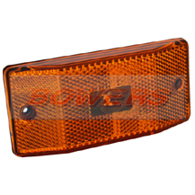 Sim 3141 12v/24v LED Amber Side Rectangular Marker/Position Lamp/Light